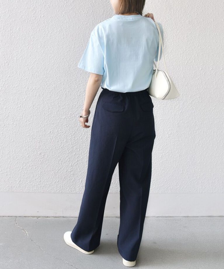 SHIPS for women「《一部追加予約》【WEB限定】 SHIPS ラウンド プリント ロゴ TEE」|Tシャツ・カットソー|