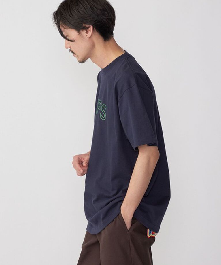 SHIPS for women「《一部追加予約》【WEB限定】 SHIPS ラウンド プリント ロゴ TEE」|Tシャツ・カットソー|
