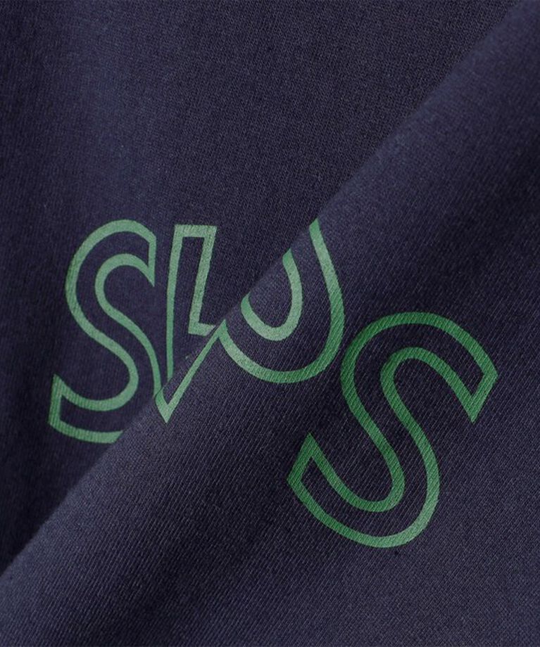 SHIPS for women「《一部追加予約》【WEB限定】 SHIPS ラウンド プリント ロゴ TEE」|Tシャツ・カットソー|