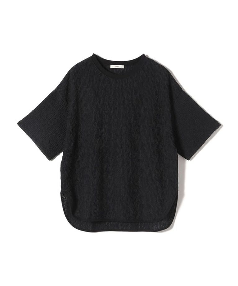 SHIPS for women「《一部追加予約》〈手洗い可能〉ランダム ブルーゼ ショート スリーブ プルオーバー」|Tシャツ・カットソー|
