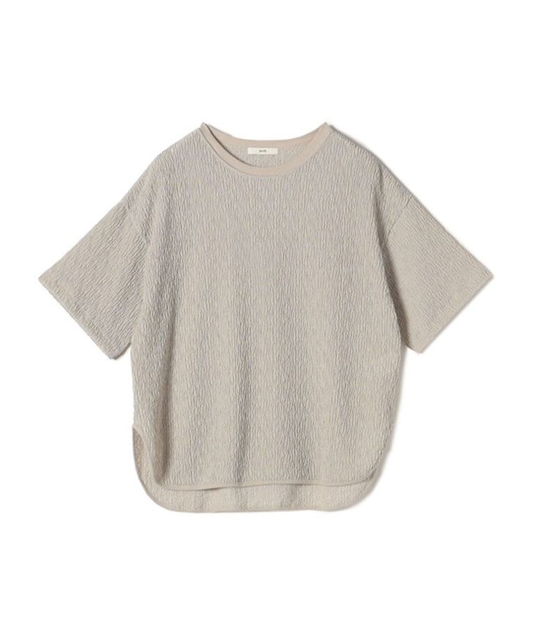 SHIPS for women「《一部追加予約》〈手洗い可能〉ランダム ブルーゼ ショート スリーブ プルオーバー」|Tシャツ・カットソー|