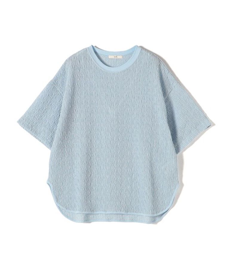 SHIPS for women「《一部追加予約》〈手洗い可能〉ランダム ブルーゼ ショート スリーブ プルオーバー」|Tシャツ・カットソー|