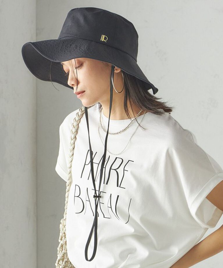 SHIPS for women「Revis.:〈UVカット/撥水〉サファリ ハット」|ハット|ブラック