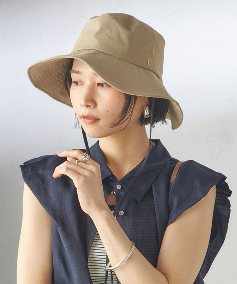 SHIPS for women「Revis.:〈UVカット/撥水〉サファリ ハット」|ハット|