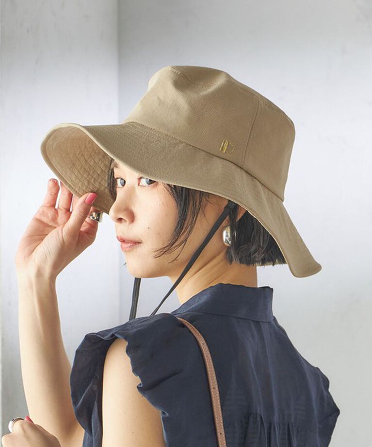 SHIPS for women「Revis.:〈UVカット/撥水〉サファリ ハット」|ハット|