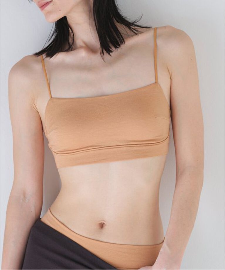 EMILYWEEK「【ACTIVE】Bamboo ストレッチブラ（アンバー、パープル）」|インナー|キャメル
