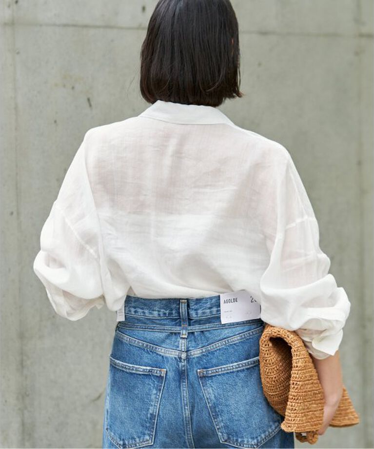 Plage「RAMIE LYOCELL CROPPED シャツ」|シャツ・ブラウス|