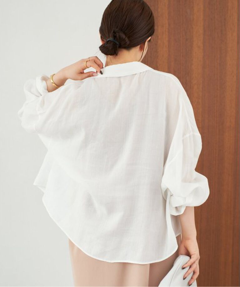 Plage「RAMIE LYOCELL CROPPED シャツ」|シャツ・ブラウス|