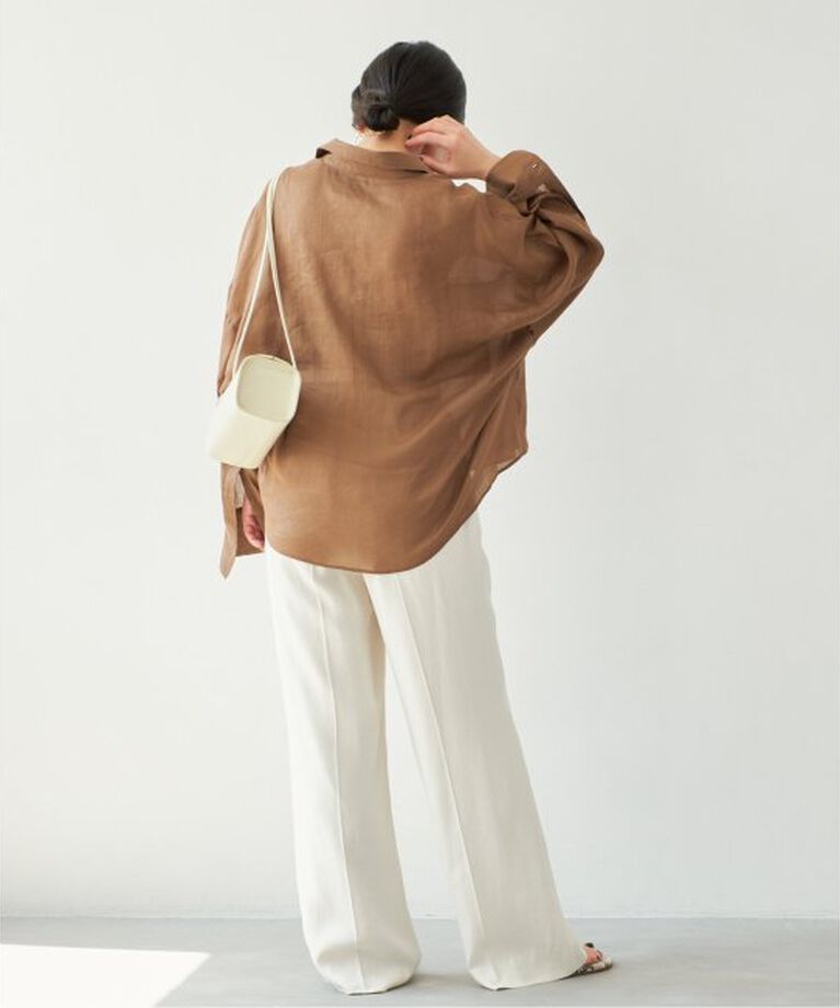 Plage「RAMIE LYOCELL CROPPED シャツ」|シャツ・ブラウス|