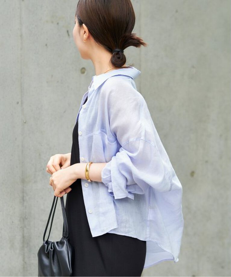 Plage「RAMIE LYOCELL CROPPED シャツ」|シャツ・ブラウス|