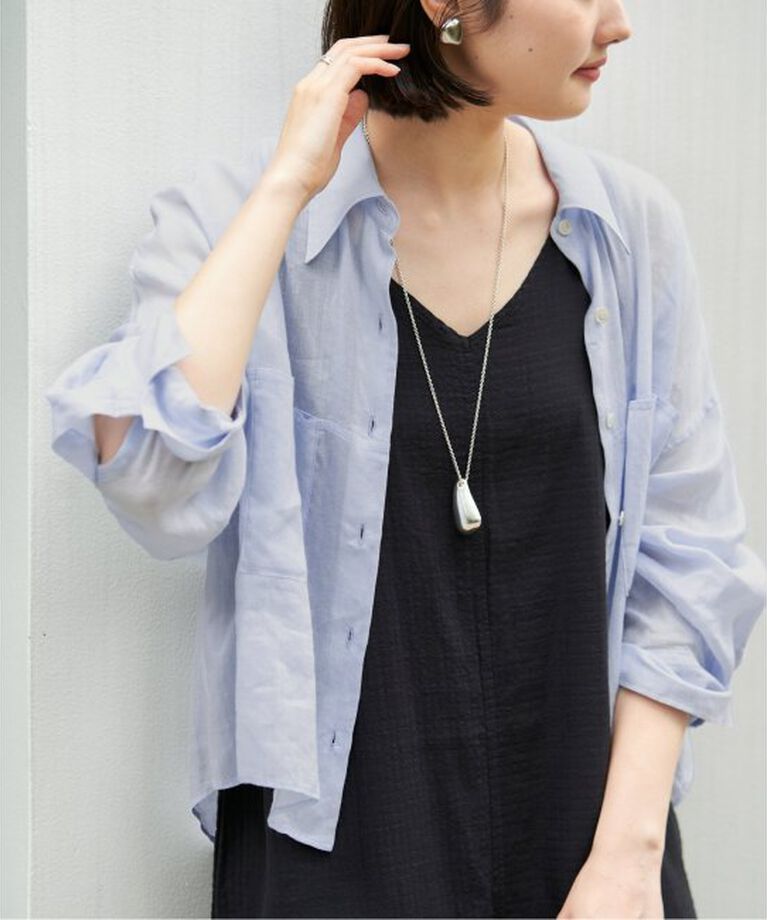Plage「RAMIE LYOCELL CROPPED シャツ」|シャツ・ブラウス|