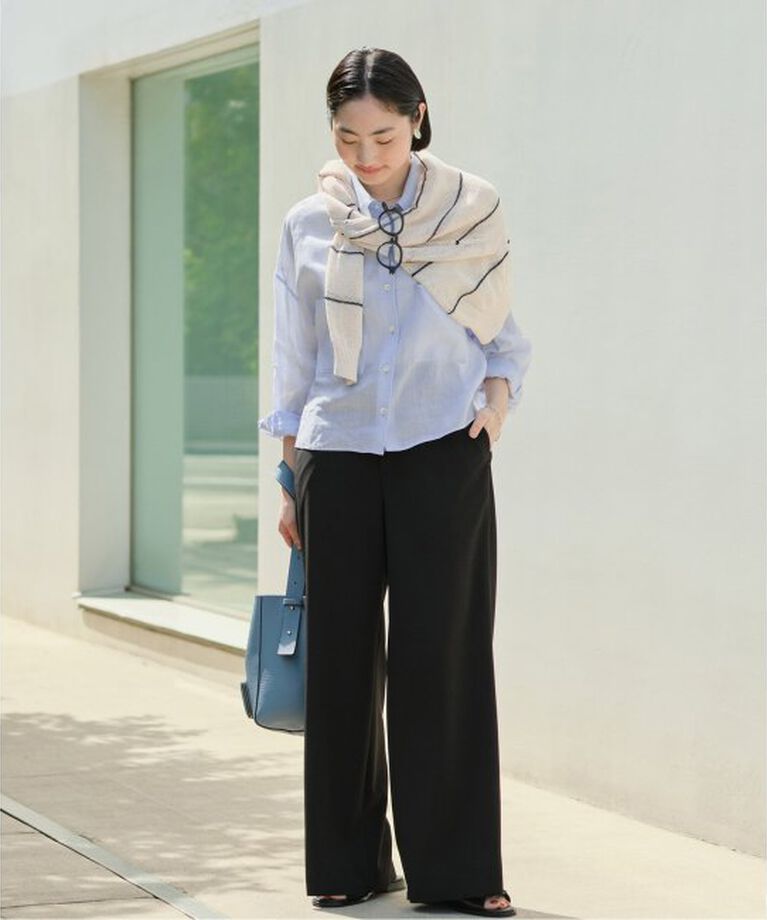 Plage「RAMIE LYOCELL CROPPED シャツ」|シャツ・ブラウス|