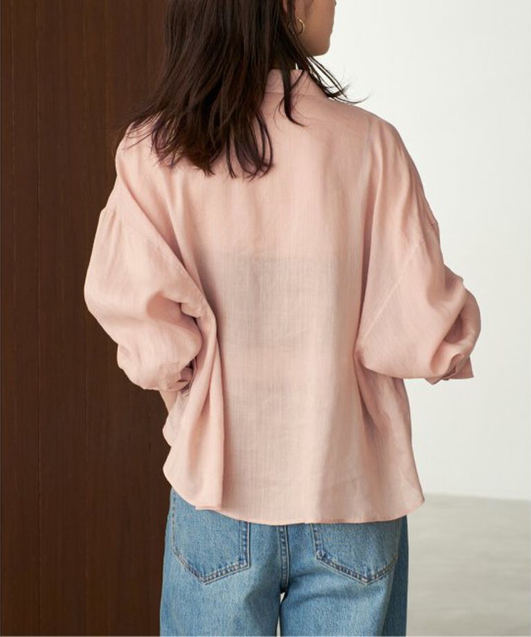 Plage「RAMIE LYOCELL CROPPED シャツ」|シャツ・ブラウス|