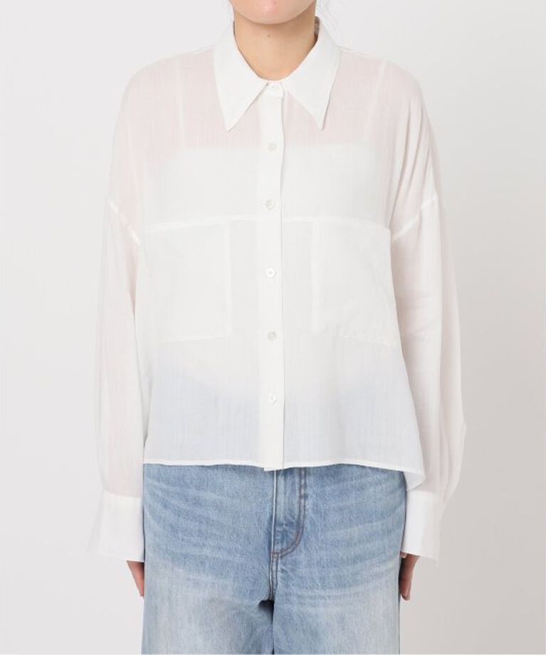 Plage「RAMIE LYOCELL CROPPED シャツ」|シャツ・ブラウス|