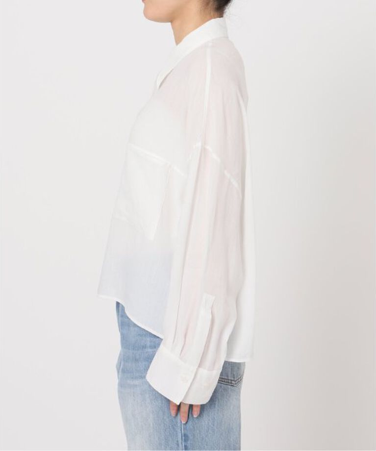 Plage「RAMIE LYOCELL CROPPED シャツ」|シャツ・ブラウス|