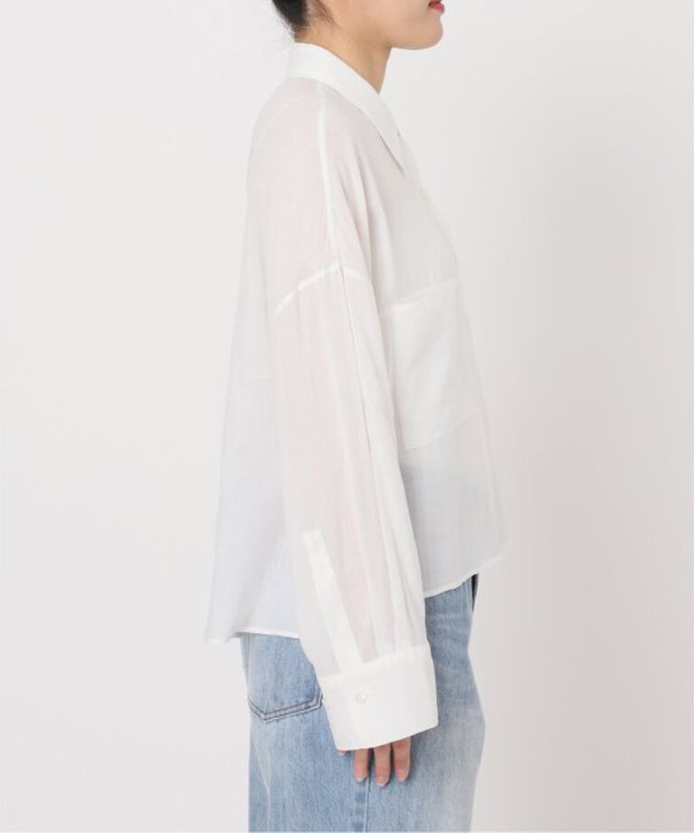 Plage「RAMIE LYOCELL CROPPED シャツ」|シャツ・ブラウス|