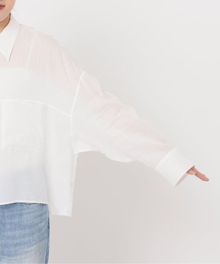 Plage「RAMIE LYOCELL CROPPED シャツ」|シャツ・ブラウス|