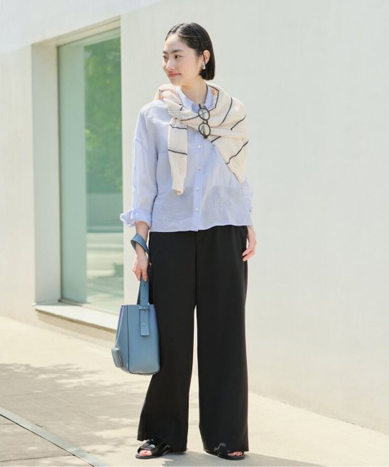 Plage「RAMIE LYOCELL CROPPED シャツ」|シャツ・ブラウス|