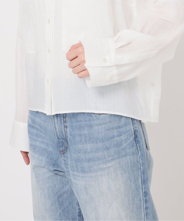 Plage「RAMIE LYOCELL CROPPED シャツ」|シャツ・ブラウス|