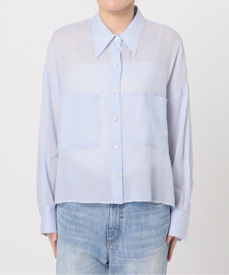 Plage「RAMIE LYOCELL CROPPED シャツ」|シャツ・ブラウス|