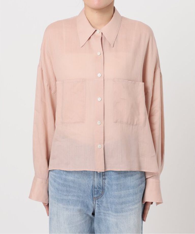 Plage「RAMIE LYOCELL CROPPED シャツ」|シャツ・ブラウス|