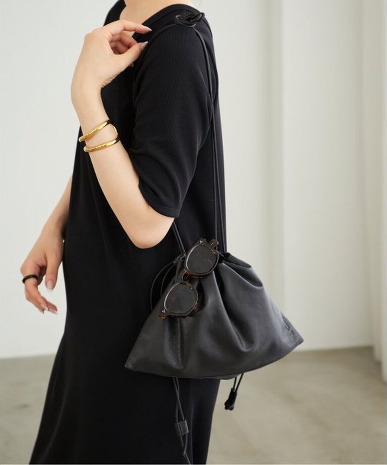 Plage「《WEB限定追加予約》les Tendre leather clutch バッグ 4」|ショルダー・メッセンジャー|ブラック