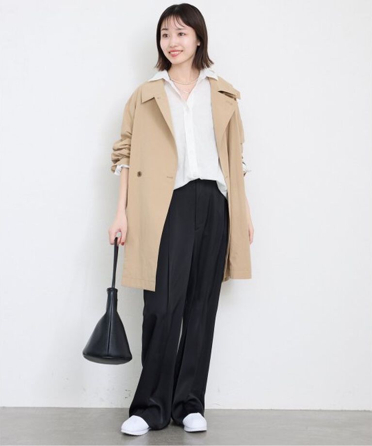 SLOBE IENA「リネンコットンレギュラーシャツ」|シャツ・ブラウス|