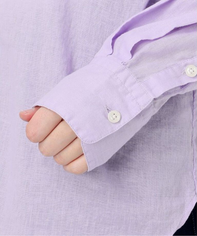 SLOBE IENA「リネンコットンレギュラーシャツ」|シャツ・ブラウス|