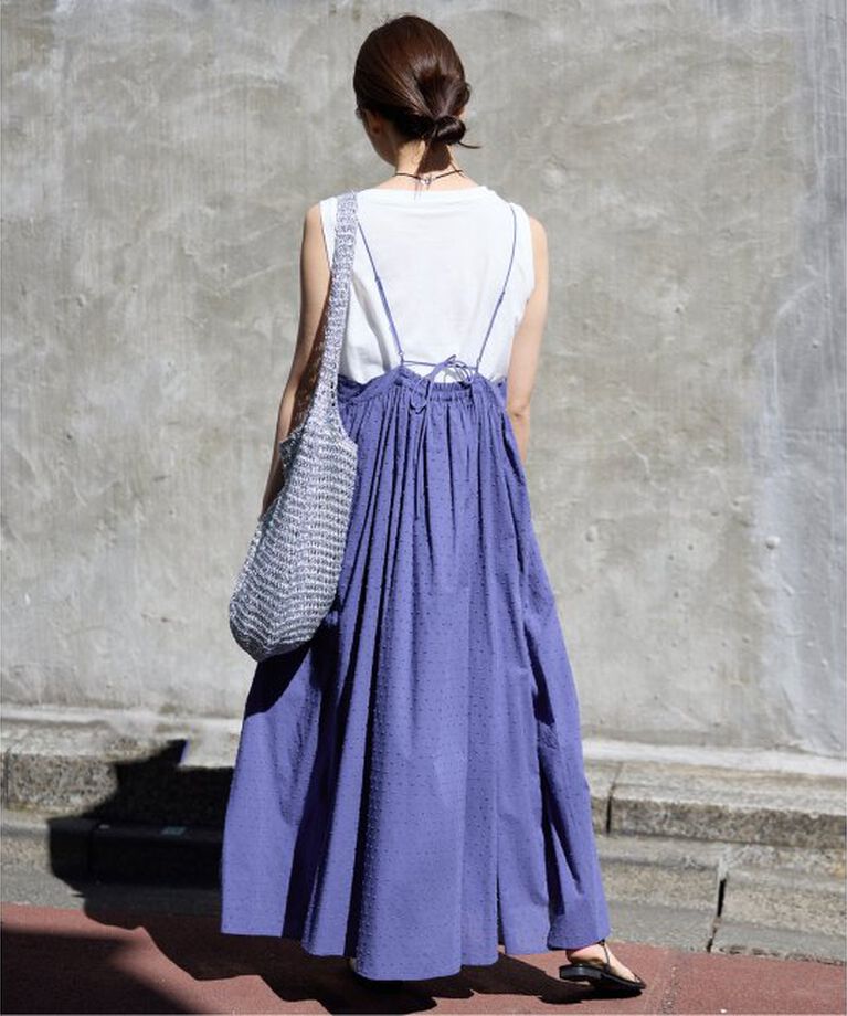 SLOBE IENA「《2枚セット/一部カラーWEB・店舗限定/予約》エアリーギャザーキャミワンピースセット」|ワンピース|