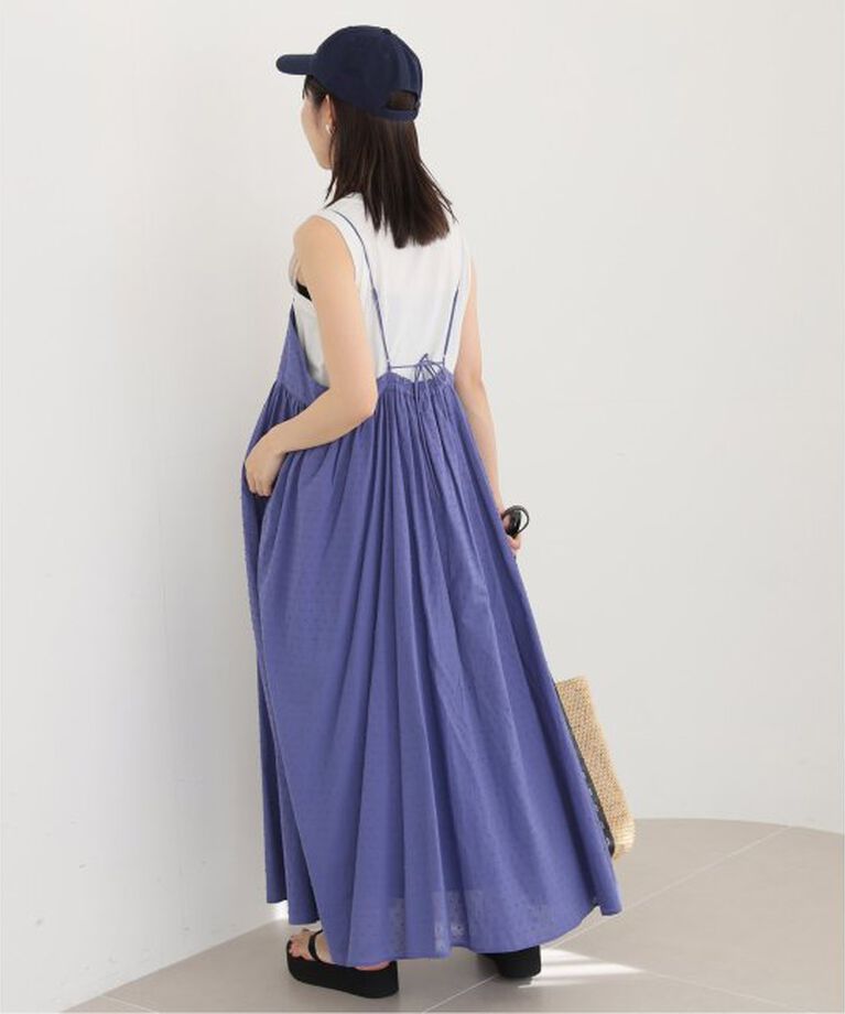 SLOBE IENA「《2枚セット/一部カラーWEB・店舗限定/予約》エアリーギャザーキャミワンピースセット」|ワンピース|
