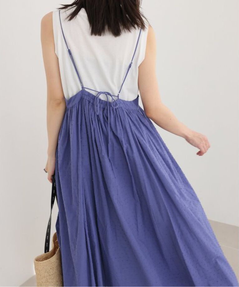 SLOBE IENA「《2枚セット/一部カラーWEB・店舗限定/予約》エアリーギャザーキャミワンピースセット」|ワンピース|