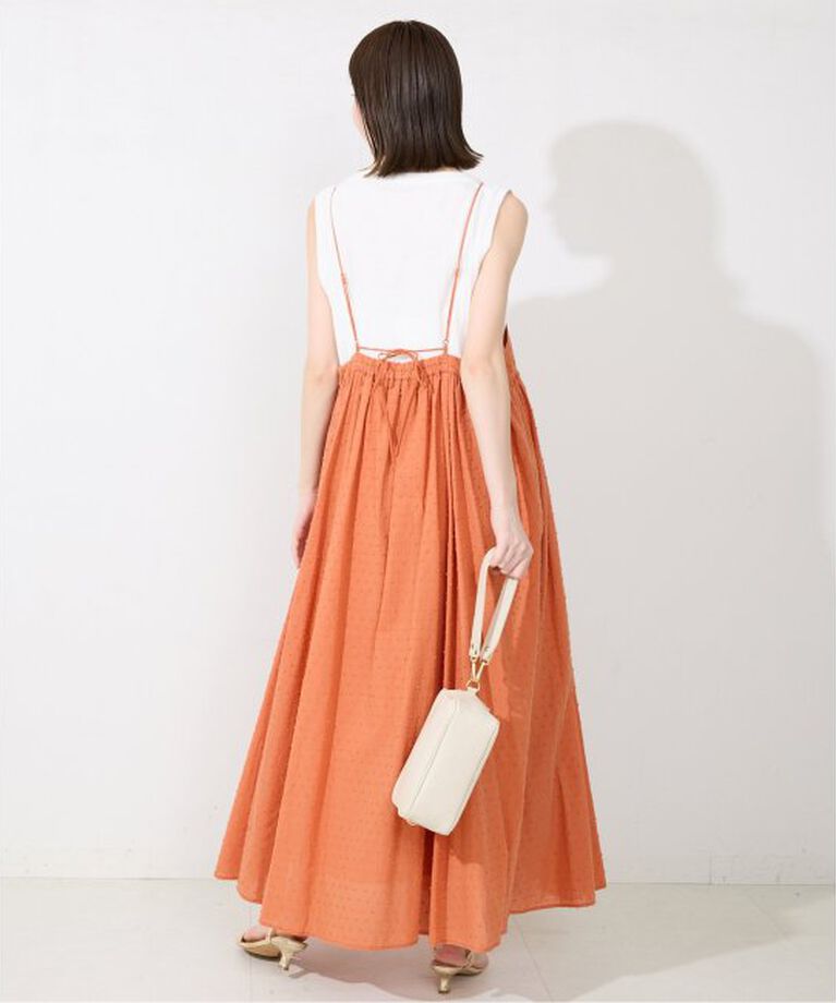 SLOBE IENA「《2枚セット/一部カラーWEB・店舗限定/予約》エアリーギャザーキャミワンピースセット」|ワンピース|