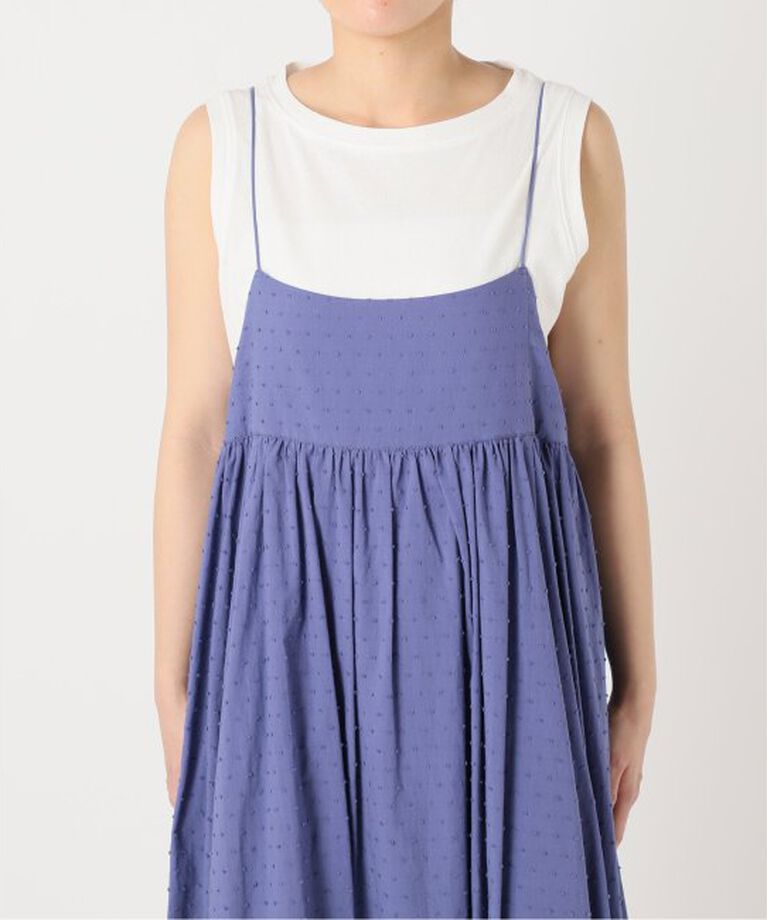 SLOBE IENA「《2枚セット/一部カラーWEB・店舗限定/予約》エアリーギャザーキャミワンピースセット」|ワンピース|