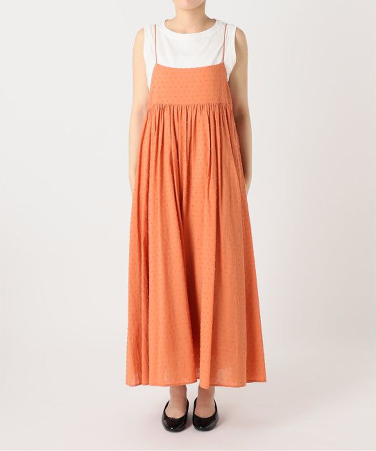SLOBE IENA「《2枚セット/一部カラーWEB・店舗限定/予約》エアリーギャザーキャミワンピースセット」|ワンピース|