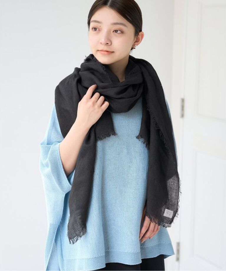 IENA「NIMNIMDUAI/ニムニムデュアイ THICK LINEN リネンストール」|ストール|
