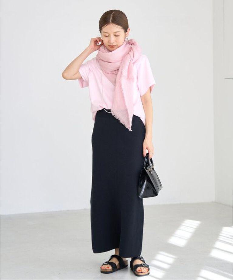 IENA「NIMNIMDUAI/ニムニムデュアイ THICK LINEN リネンストール」|ストール|
