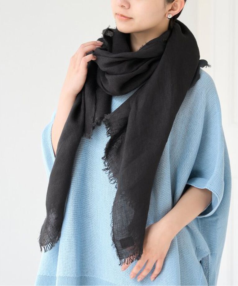 IENA「NIMNIMDUAI/ニムニムデュアイ THICK LINEN リネンストール」|ストール|