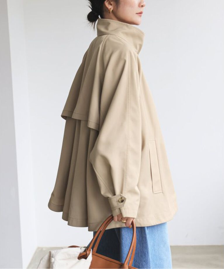 SLOBE IENA「《WEB・一部店舗限定/追加予約》撥水テントラインコート」|その他|ベージュ