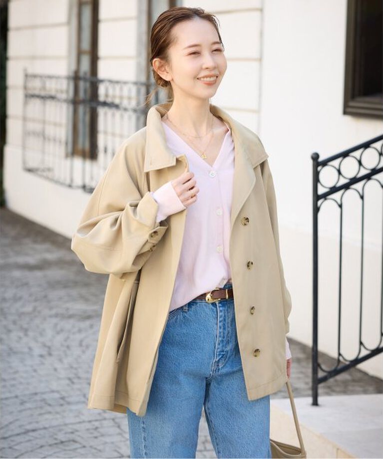 SLOBE IENA「《WEB・一部店舗限定/追加予約》撥水テントラインコート」|その他|