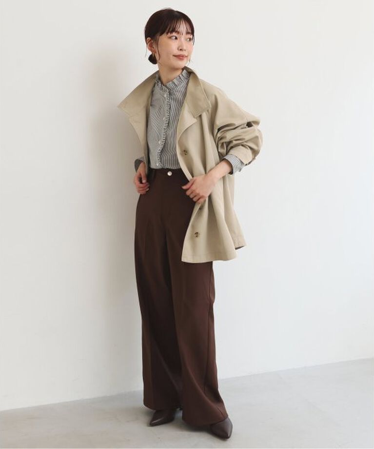 SLOBE IENA「《WEB・一部店舗限定/追加予約》撥水テントラインコート」|その他|