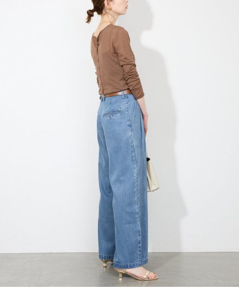 SLOBE IENA「《追加3予約》LEDENIM TUCK TROUSER」|デニム|