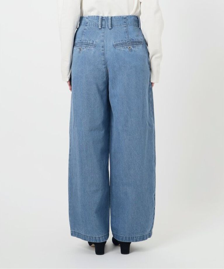 SLOBE IENA「《追加3予約》LEDENIM TUCK TROUSER」|デニム|