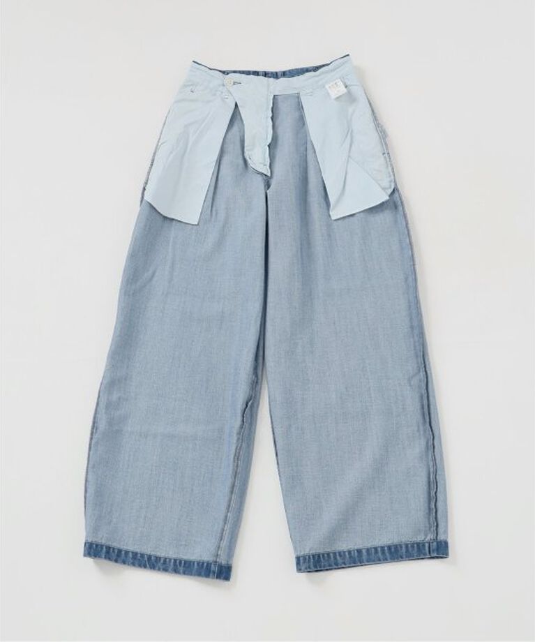 SLOBE IENA「《追加3予約》LEDENIM TUCK TROUSER」|デニム|
