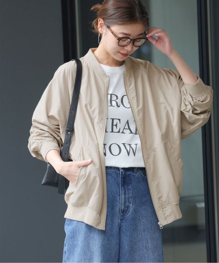 JOURNAL STANDARD relume「《追加2》ウォッシャブルナイロンタッサーMA-1」|ブルゾン・スタジャン|