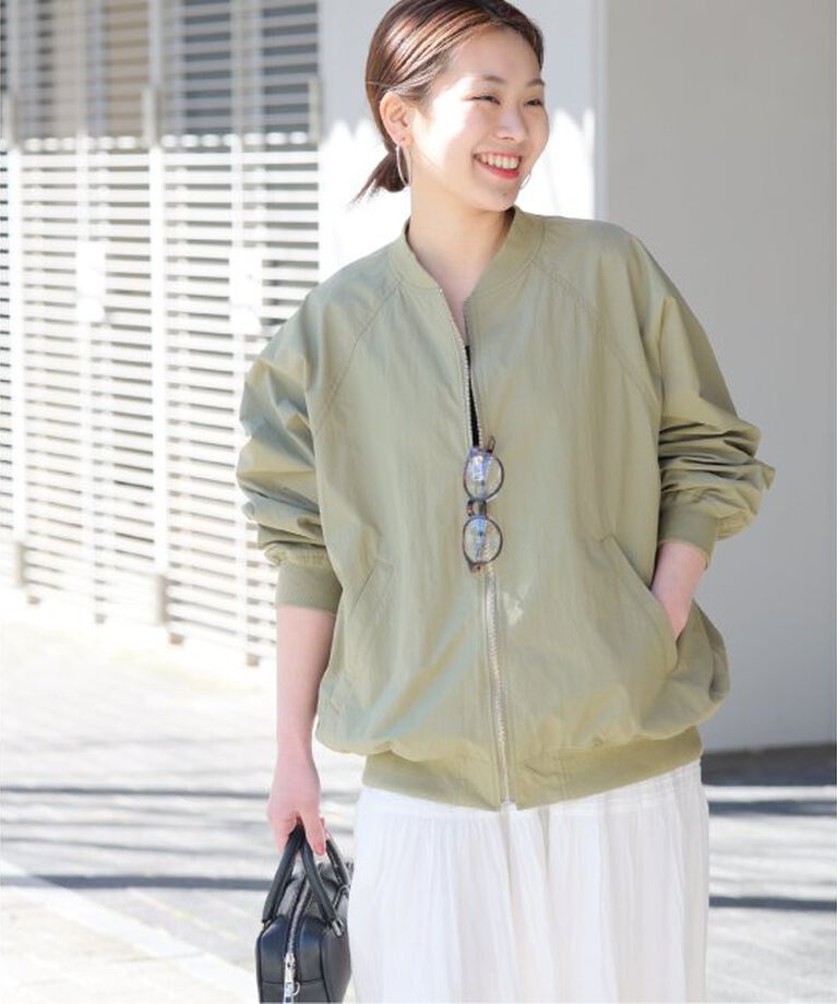 JOURNAL STANDARD relume「《追加2》ウォッシャブルナイロンタッサーMA-1」|ブルゾン・スタジャン|