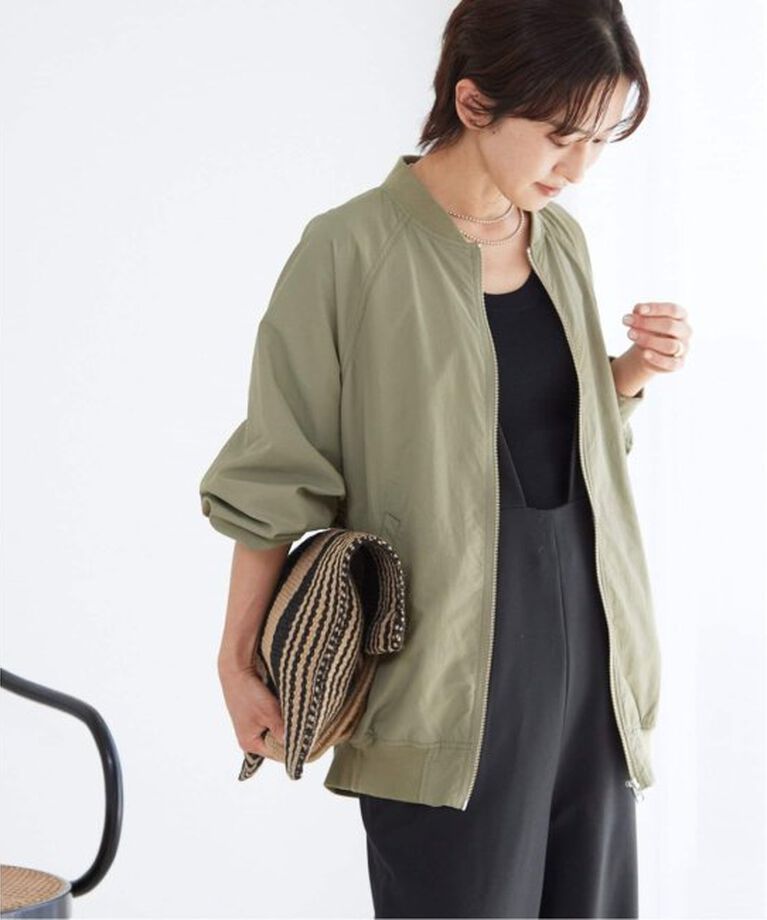 JOURNAL STANDARD relume「《追加2》ウォッシャブルナイロンタッサーMA-1」|ブルゾン・スタジャン|