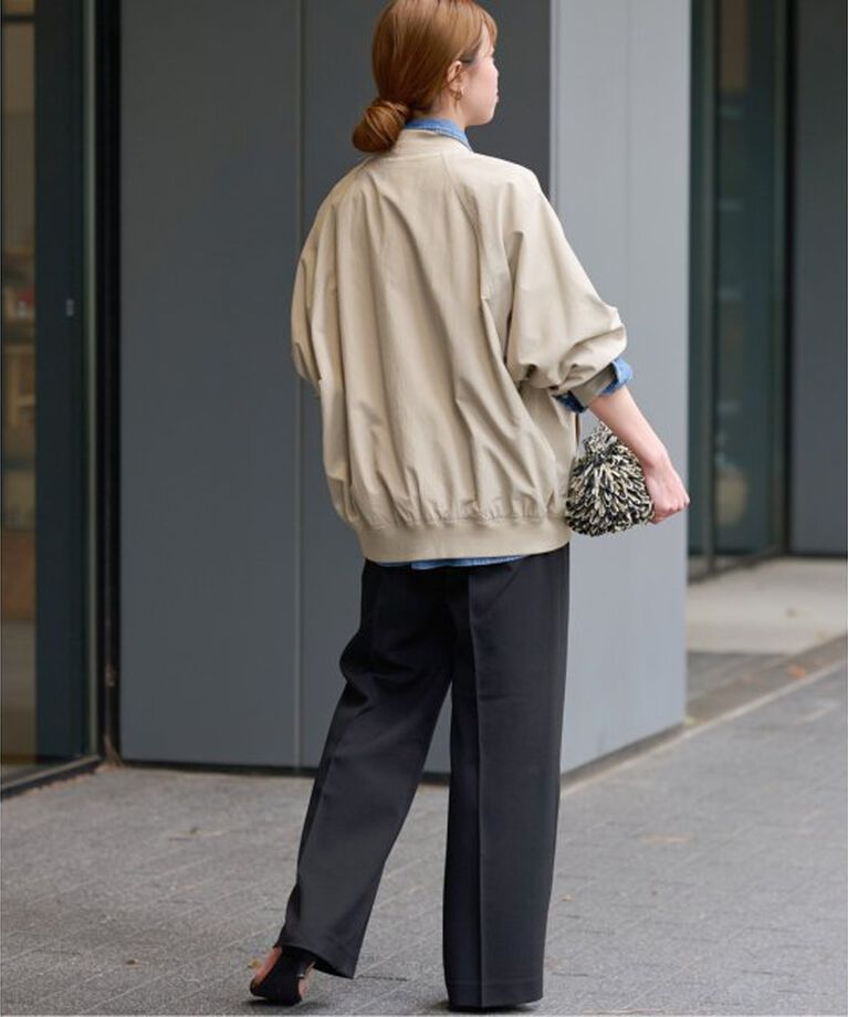 JOURNAL STANDARD relume「《追加2》ウォッシャブルナイロンタッサーMA-1」|ブルゾン・スタジャン|