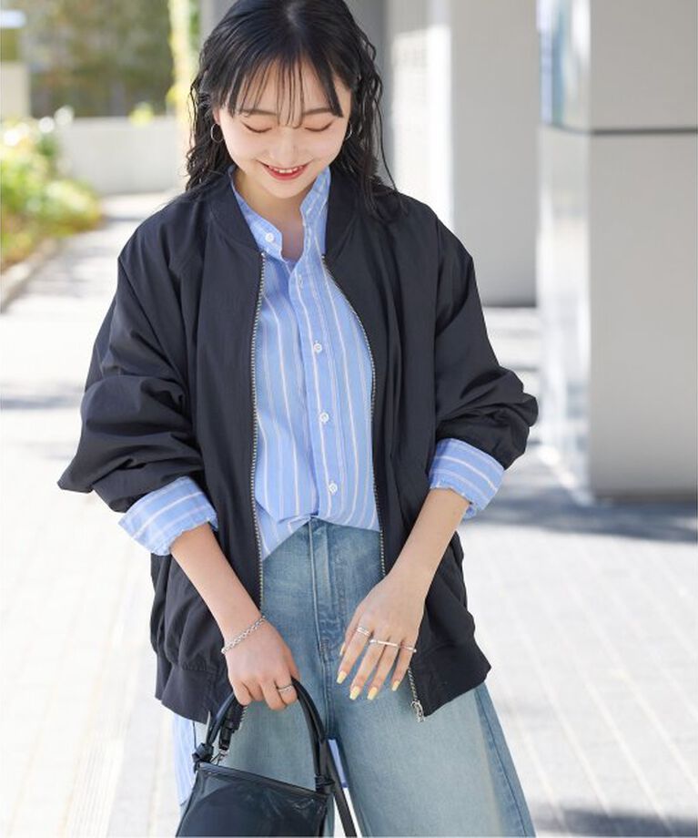 JOURNAL STANDARD relume「《追加2》ウォッシャブルナイロンタッサーMA-1」|ブルゾン・スタジャン|