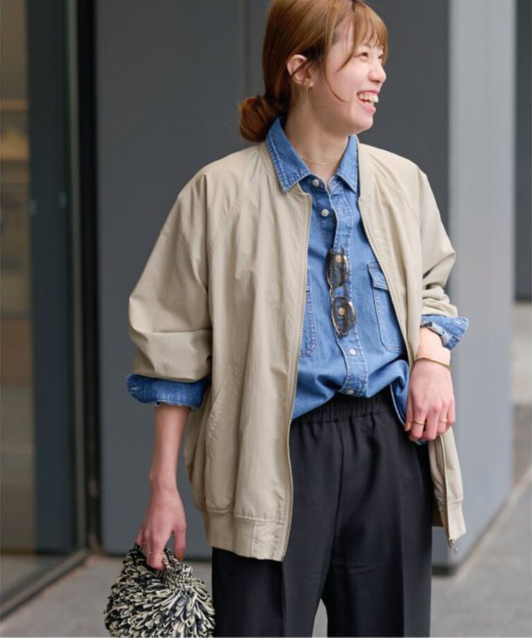 JOURNAL STANDARD relume「《追加2》ウォッシャブルナイロンタッサーMA-1」|ブルゾン・スタジャン|