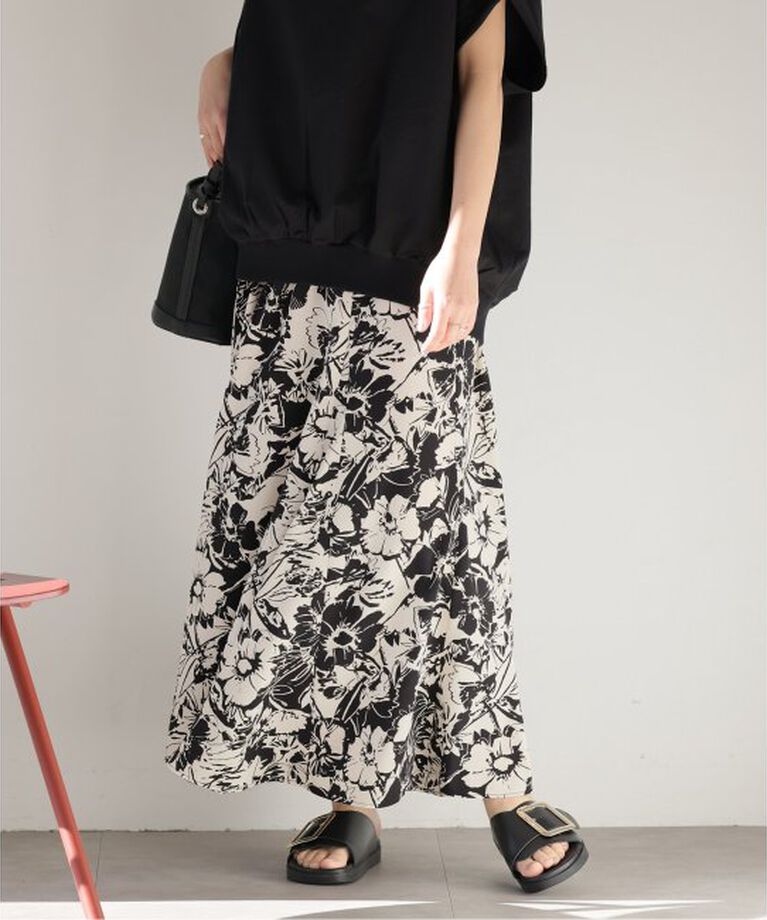 JOURNAL STANDARD relume「《追加》コントラストフラワープリントスカート」|スカート|